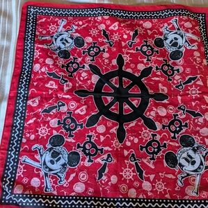 Disney Red and Black Mickey Mouse Bandana
